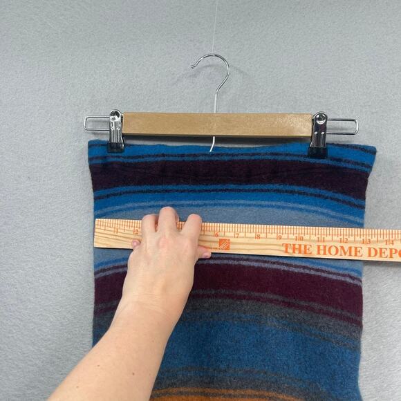 Toad and Co Tube Scarf Neck Warmer Size Medium 100% Wool Western Boho Warm Cozy - Picture 2 of 7